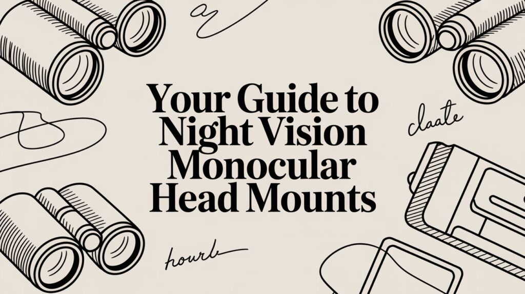 Guide to night vision monocular head mounts.