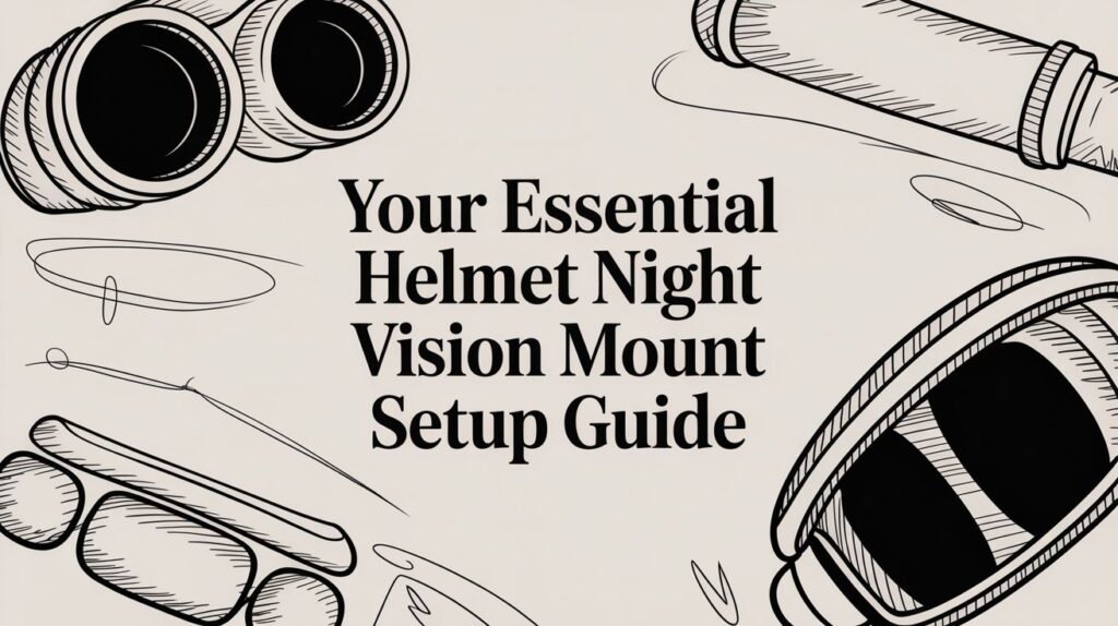 Night vision setup guide with illustrations.