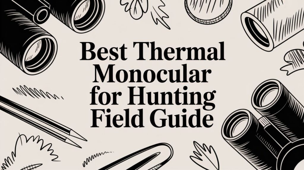 Best thermal monocular hunting field guide.