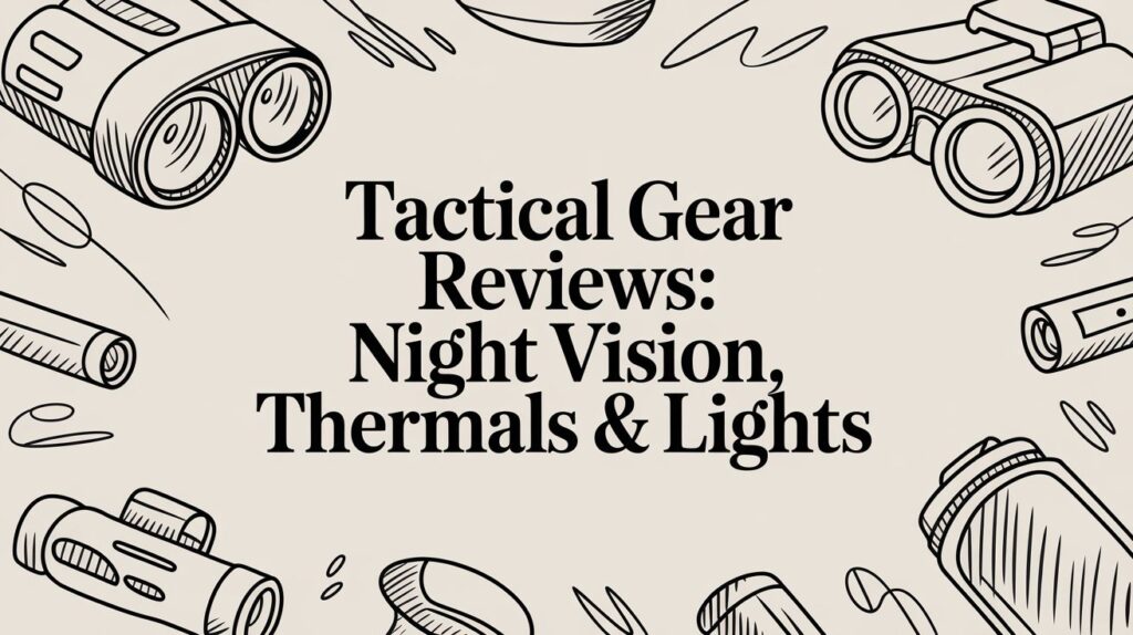 Tactical gear reviews: night vision equipment.
