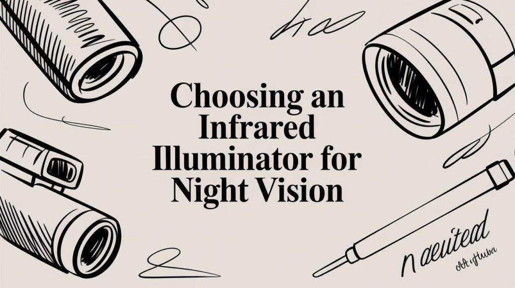 Infrared illuminator options for night vision.