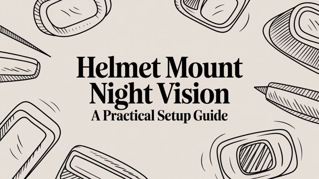 Helmet Mount Night Vision Setup Guide Cover.