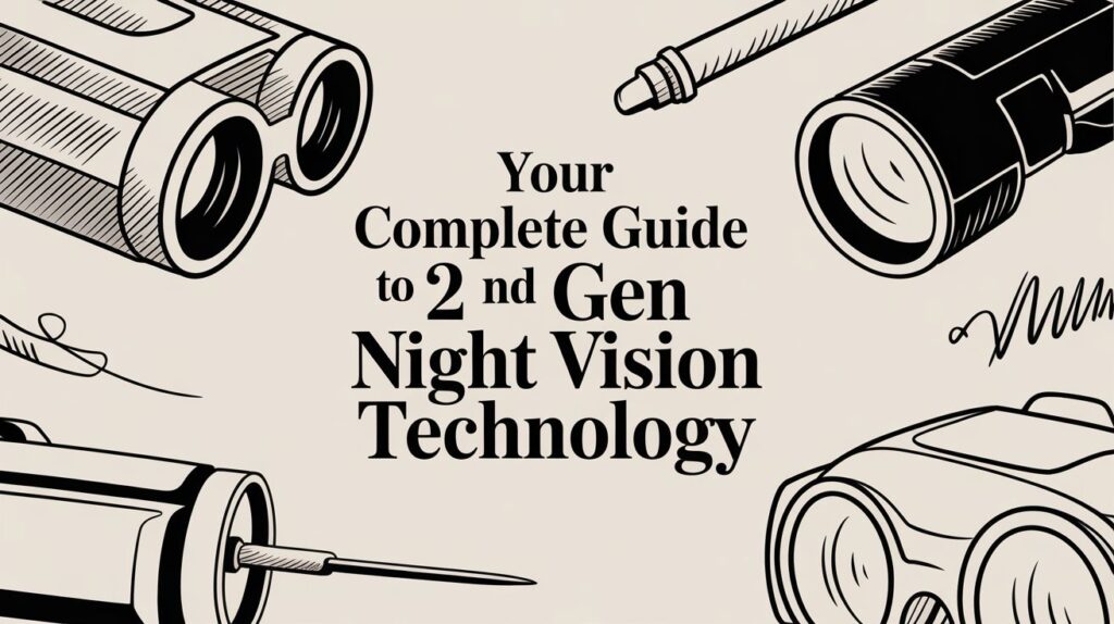 Night vision technology guide with illustrated devices.