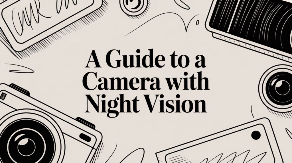 Guide to Cameras with Night Vision Illustration.