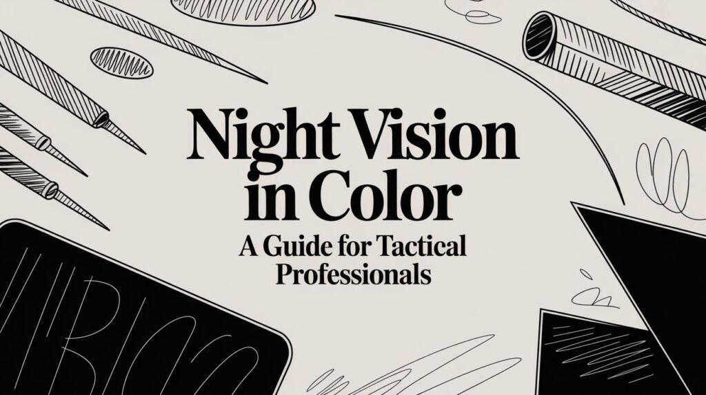 Night Vision in Color" book cover illustration.