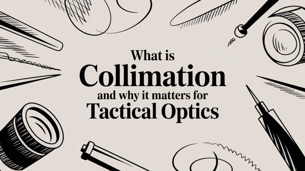 Collimation importance in tactical optics illustration.