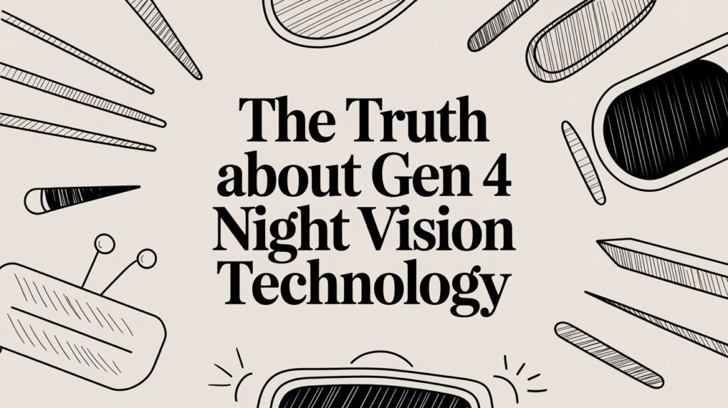 Gen 4 Night Vision Technology Illustration.