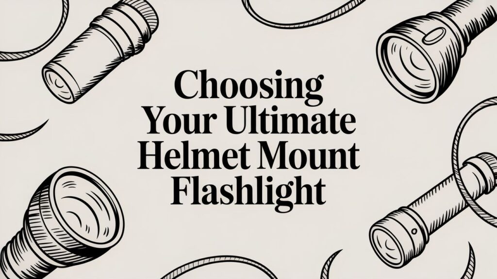 Flashlights illustration with selection guide text.