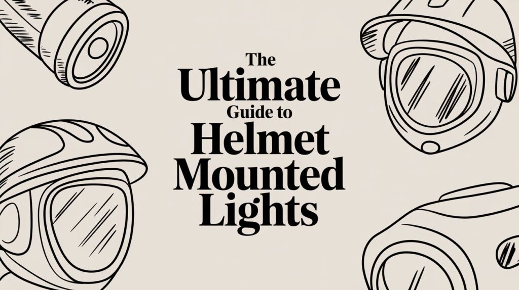 Guide to Helmet Mounted Lights illustration.