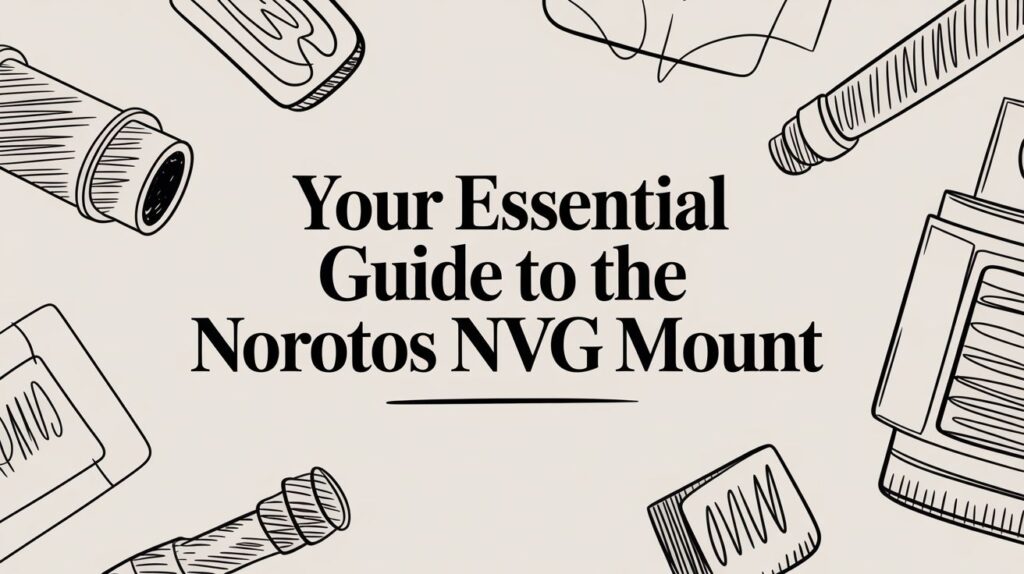 Guide to Norotos NVG Mount illustration.