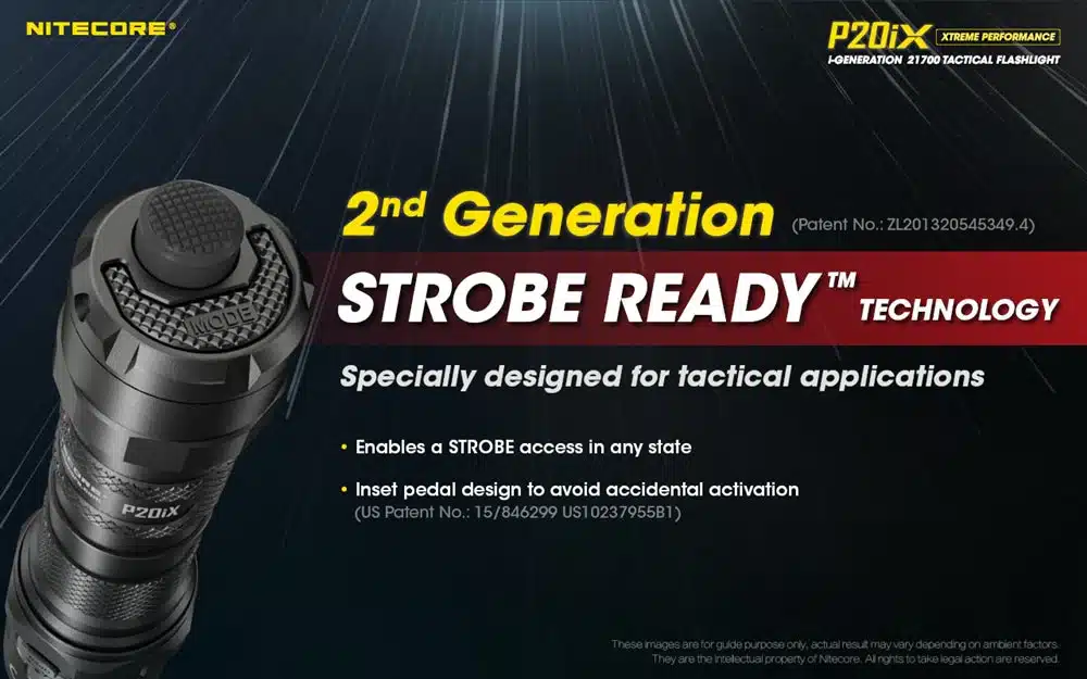 Nitecore P20iX dual tail switch ergonomics