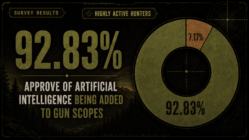 highly active hunters overwhelmingly approve of using artificial intelligence in gun scopes