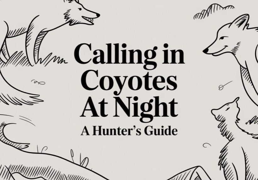 Calling In Coyotes At Night Coyotes