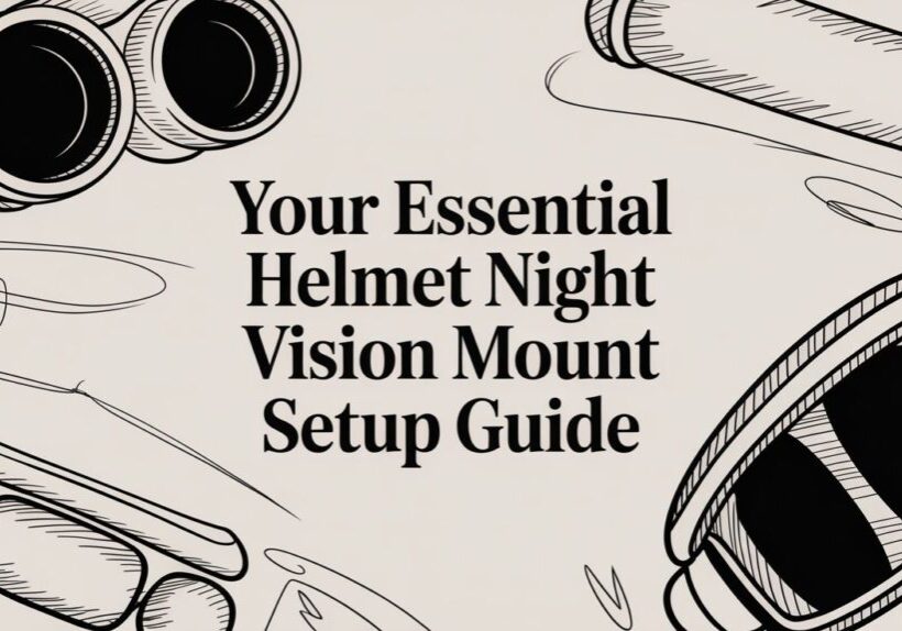 Night vision setup guide with illustrations.