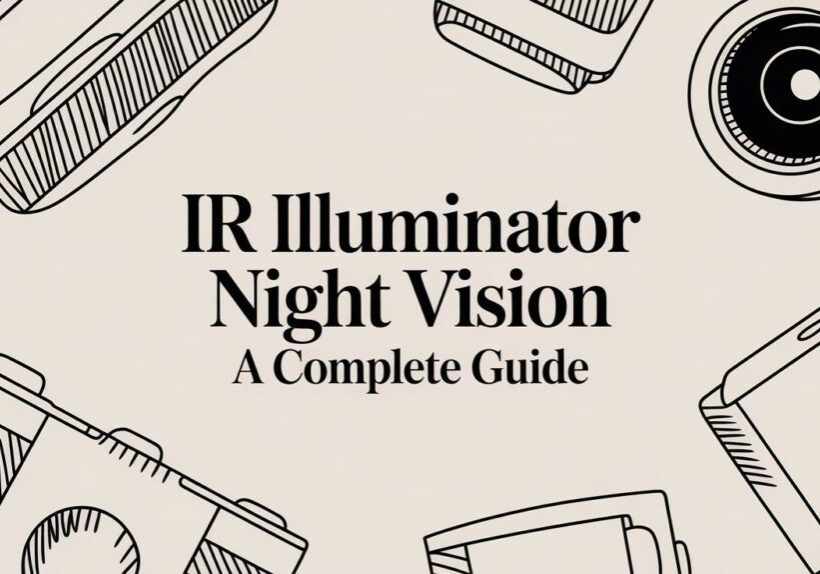 IR illuminator night vision guide cover illustration.