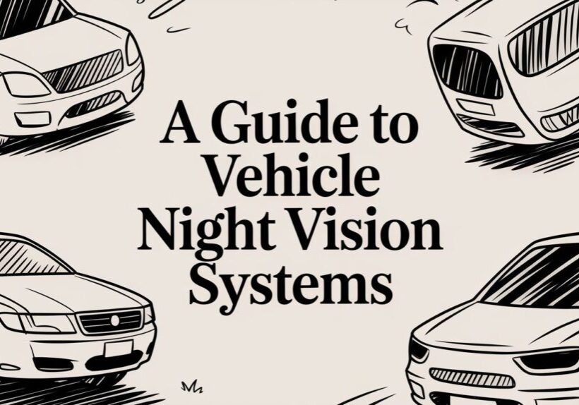 Vehicle Night Vision Car Illustration